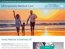 Tablet Screenshot of greenvillemedicalcare.com